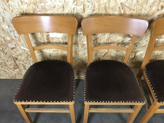 Mid-Century Frankfurter Chairs, 1950s, Set of 4-EJL-1322972