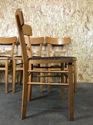 Mid-Century Frankfurter Chairs, 1950s, Set of 4-EJL-1322972