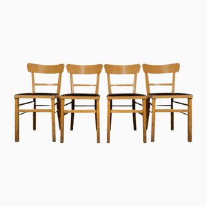 Mid-Century Frankfurter Chairs, 1950s, Set of 4-EJL-1322972