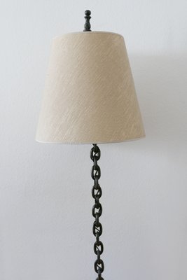 Mid-Century Franz West Style Wrought Iron Chain Floor Lamp, 1960s, Germany-WPT-901335