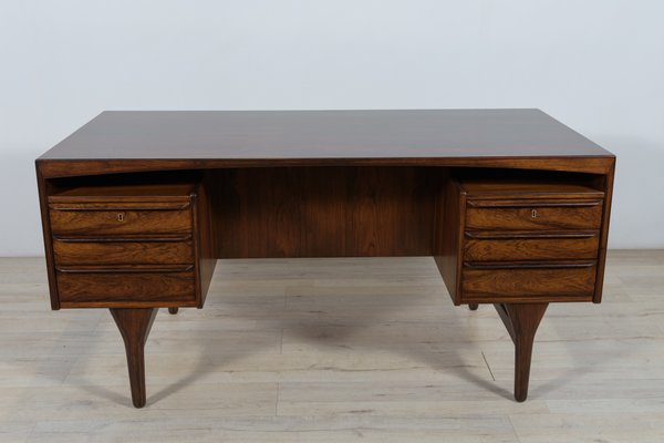 Mid-Century Freestanding Rosewood Desk by Valdemar Mortensen, 1960s-NIT-1398320