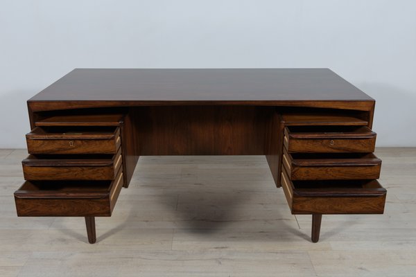 Mid-Century Freestanding Rosewood Desk by Valdemar Mortensen, 1960s-NIT-1398320