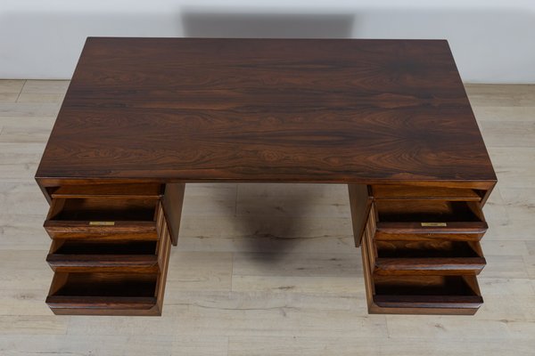 Mid-Century Freestanding Rosewood Desk by Valdemar Mortensen, 1960s-NIT-1398320