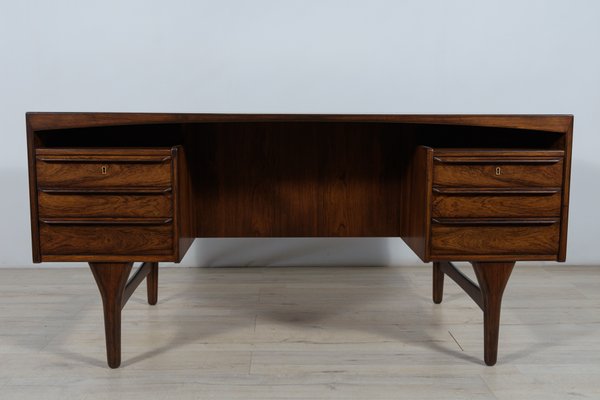 Mid-Century Freestanding Rosewood Desk by Valdemar Mortensen, 1960s-NIT-1398320