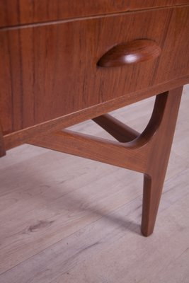 Mid-Century Freestanding Teak Desk, 1960s-NIT-1078585