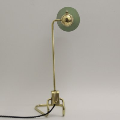 Mid-Century French Adjustable Brass Table or Desk Lamp from Jumo, 1950s-SY-1786824