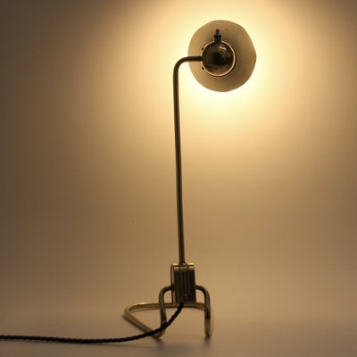 Mid-Century French Adjustable Brass Table or Desk Lamp from Jumo, 1950s-SY-1786824