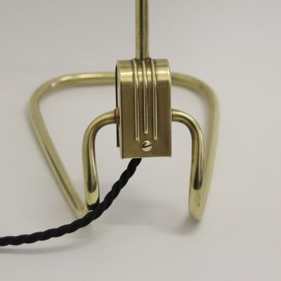 Mid-Century French Adjustable Brass Table or Desk Lamp from Jumo, 1950s-SY-1786824