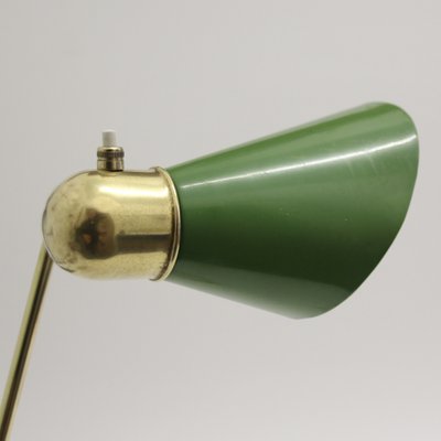 Mid-Century French Adjustable Brass Table or Desk Lamp from Jumo, 1950s-SY-1786824