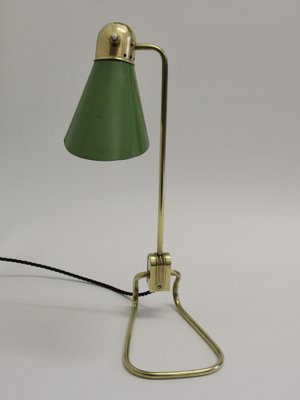 Mid-Century French Adjustable Brass Table or Desk Lamp from Jumo, 1950s-SY-1786824