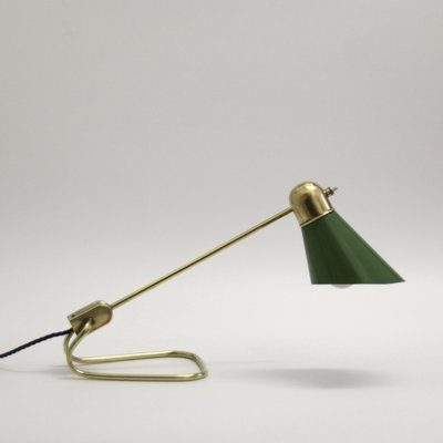 Mid-Century French Adjustable Brass Table or Desk Lamp from Jumo, 1950s-SY-1786824