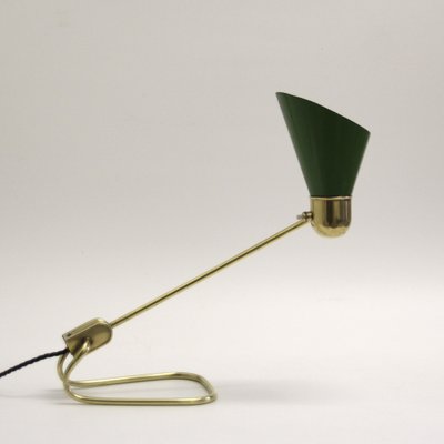 Mid-Century French Adjustable Brass Table or Desk Lamp from Jumo, 1950s-SY-1786824