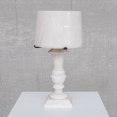 Mid-Century French Alabaster Table Lamp-JRP-1364496