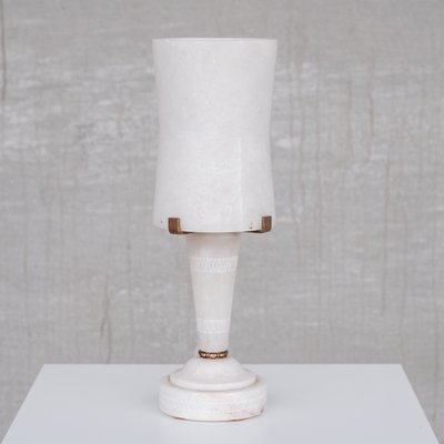 Mid-Century French Alabaster Table Lamp-JRP-1364489