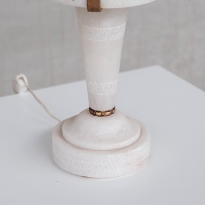 Mid-Century French Alabaster Table Lamp-JRP-1364489