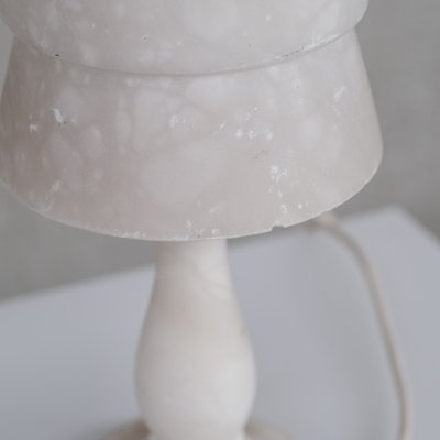 Mid-Century French Alabaster Table Lamp-JRP-1361145