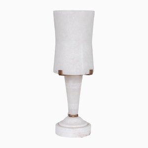 Mid-Century French Alabaster Table Lamp-JRP-1364489