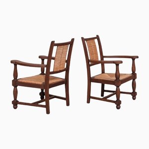 Mid-Century French Armchairs, Set of 2-JRP-1309951