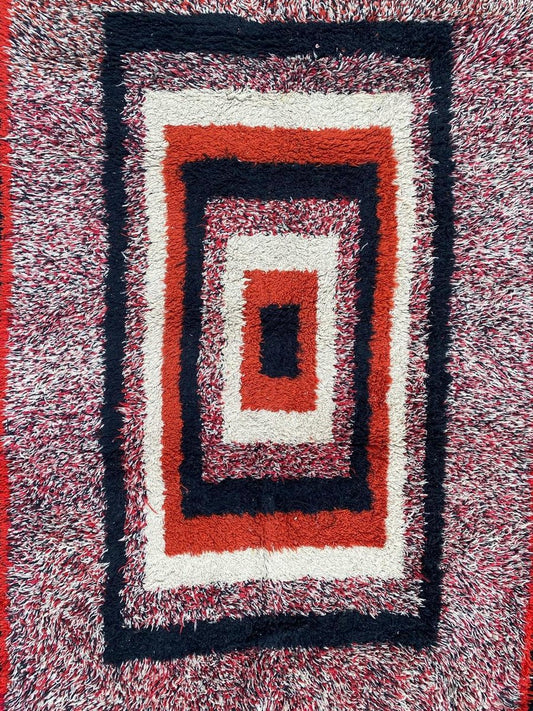 Mid-Century French Art Deco Cogolin Rug