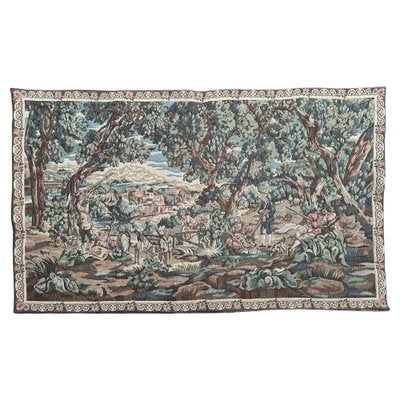 Mid-Century French Aubusson Style Jaquar Tapestry, 1980s-YMM-1769395