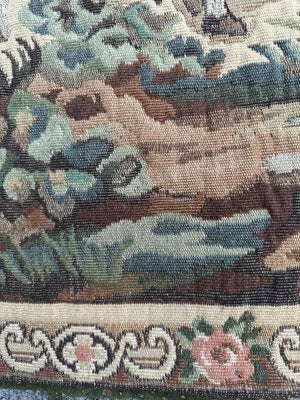 Mid-Century French Aubusson Style Jaquar Tapestry, 1980s-YMM-1769395