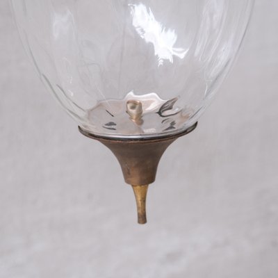 Mid-Century French Brass and Glass Pendant Light-JRP-1764639