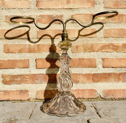 Mid-Century French Brass Candleholder, 1950s-NOU-803891