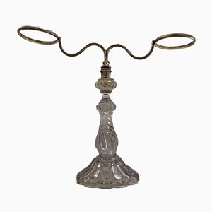 Mid-Century French Brass Candleholder, 1950s-NOU-803891