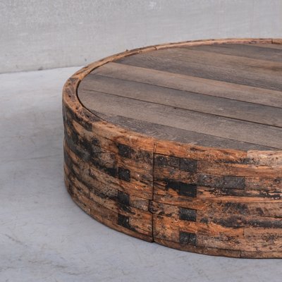 Mid-Century French Brutalist Coffee Table in Wood-JRP-1311208