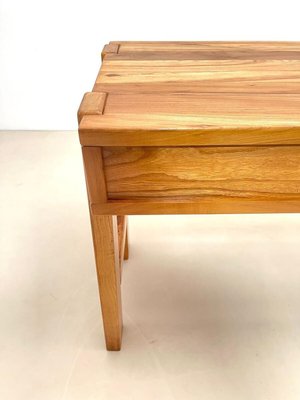 Mid-Century French Brutalist Desk in Pine by Maison Regain, 1960s-FGA-1216998