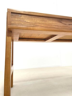 Mid-Century French Brutalist Desk in Pine by Maison Regain, 1960s-FGA-1216998