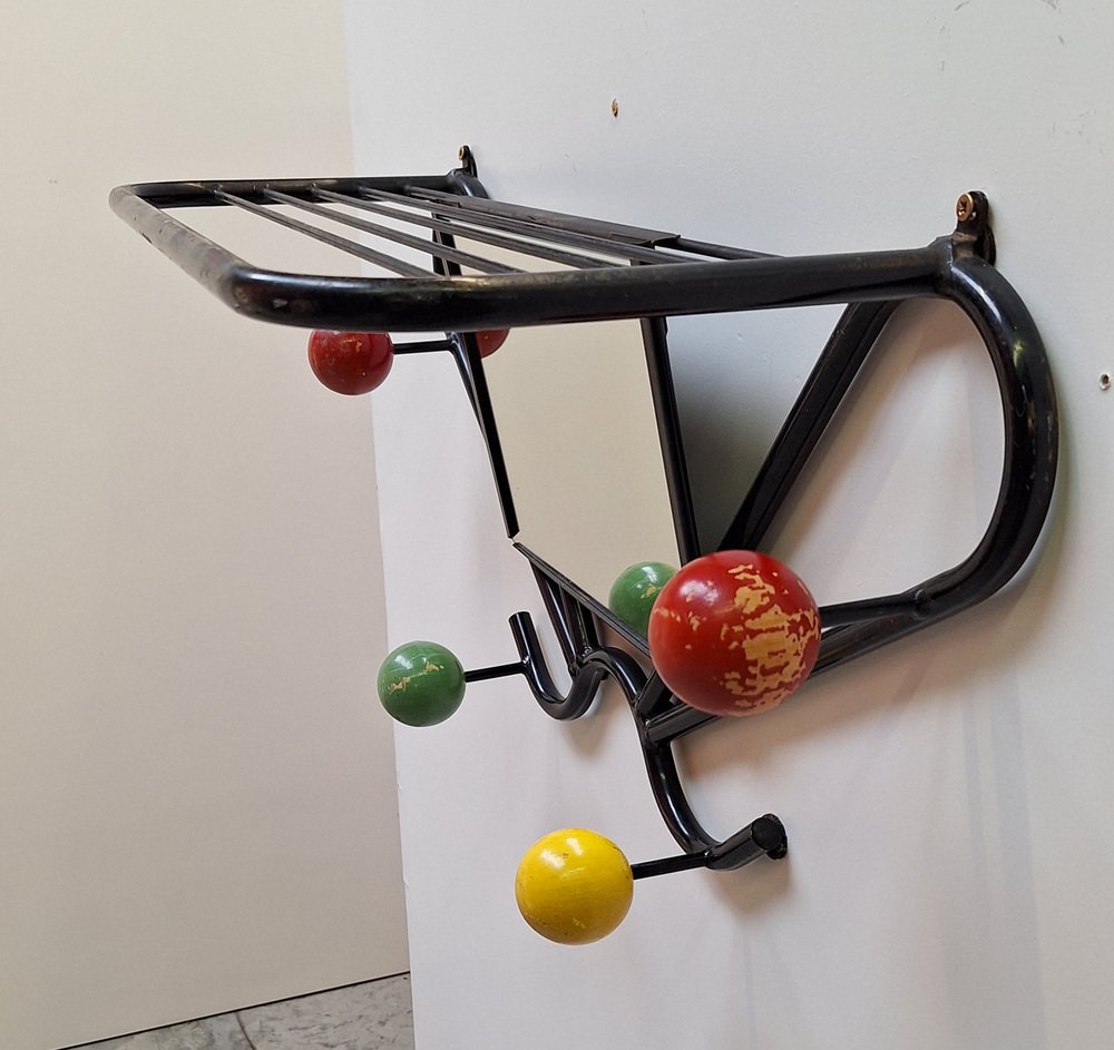 Mid-Century French Coat Rack in the style of Roger Feraud