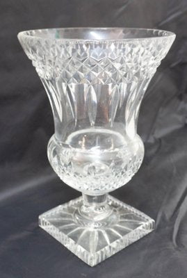 Mid-Century French Crystal Vase, 1960s-RIU-1420998