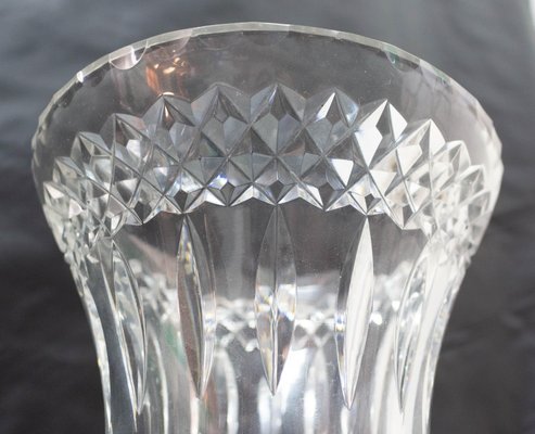 Mid-Century French Crystal Vase, 1960s-RIU-1420998