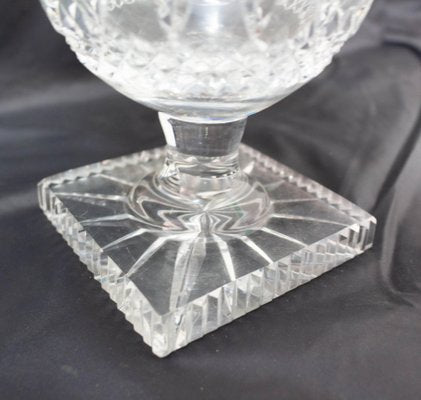 Mid-Century French Crystal Vase, 1960s-RIU-1420998