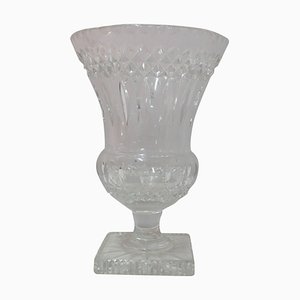 Mid-Century French Crystal Vase, 1960s-RIU-1420998