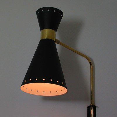 Mid-Century French Diabolo Articulating Wall Lamp Sconce, 1950s-OE-897904