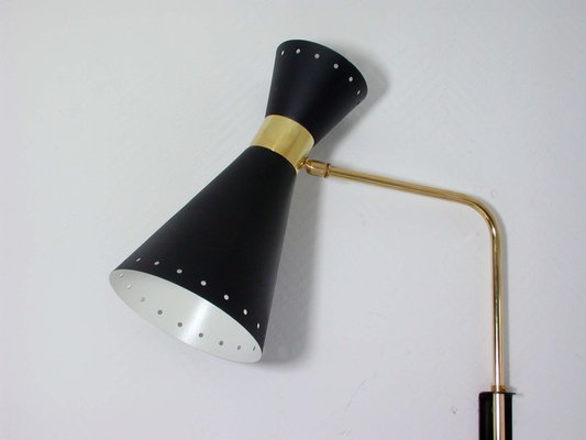 Mid-Century French Diabolo Articulating Wall Lamp Sconce, 1950s-OE-897904