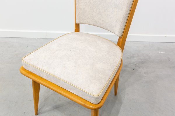 Mid-Century French Dining Chairs, 1950s, Set of 6-UJE-663473