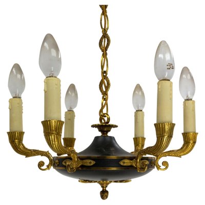 Mid-Century French Empire Revival Chandelier-RIU-1329303