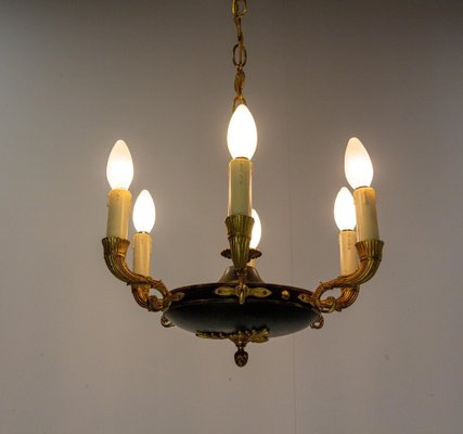 Mid-Century French Empire Revival Chandelier-RIU-1329303