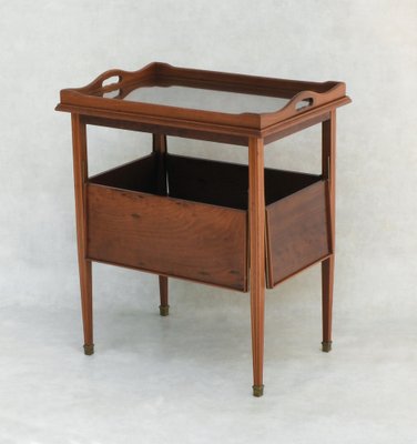 Mid-Century French Expandable Bar or Serving Table with Removeable Tray, 1950s-JUA-1736974