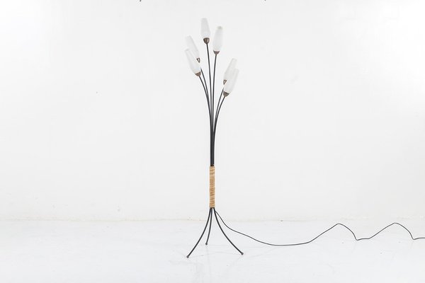 Mid-Century French Floor Lamp, 1950s-QVY-1793820