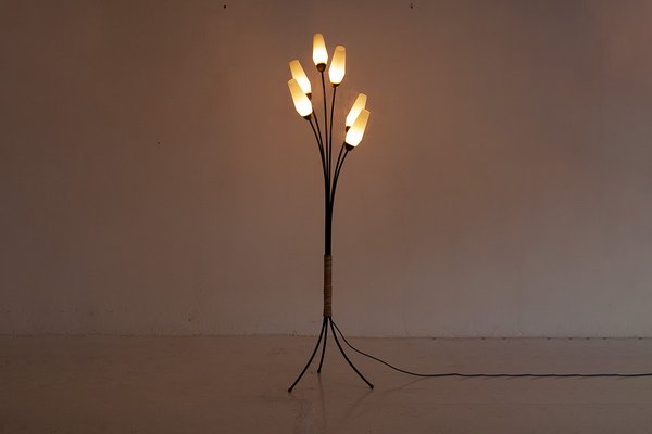 Mid-Century French Floor Lamp, 1950s-QVY-1793820