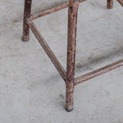 Mid-Century French Industrial Tubular Stool-JRP-1313976