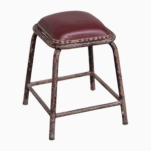 Mid-Century French Industrial Tubular Stool-JRP-1313976