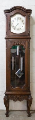 Mid-Century French Louis XV Style Longcase or Grandfather Clock with Chime-RIU-901288