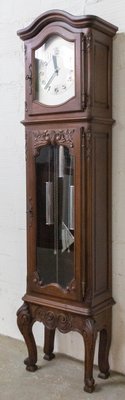 Mid-Century French Louis XV Style Longcase or Grandfather Clock with Chime-RIU-901288