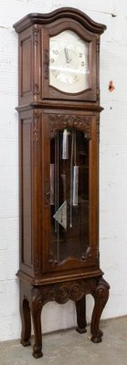 Mid-Century French Louis XV Style Longcase or Grandfather Clock with Chime-RIU-901288