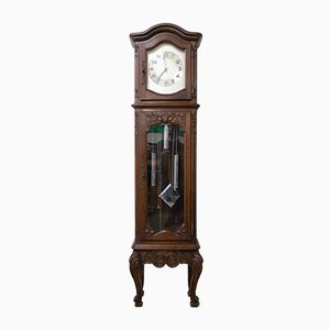 Mid-Century French Louis XV Style Longcase or Grandfather Clock with Chime-RIU-901288